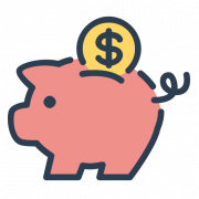 Piggy bank icon